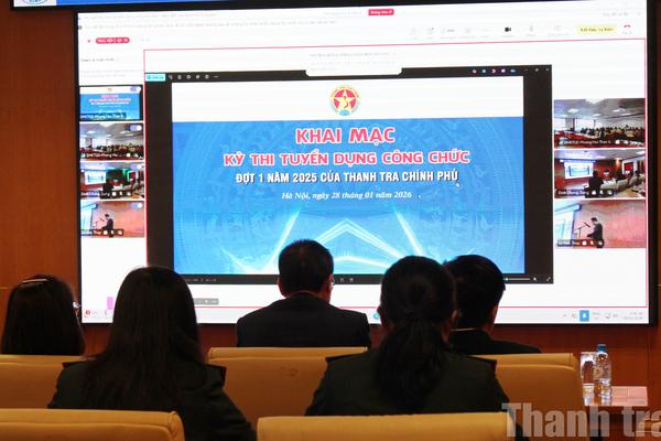 Thanh tra Chính phủ khai mạc kỳ tuyển dụng công chức đợt 1 năm 2025 với nhiều đổi mới