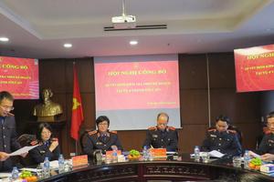 Thanh tra VKSND tối cao công bố quyết định kiểm tra việc thực hiện kết luận thanh tra tại Vụ 4
