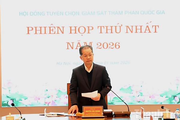 Hội đồng tuyển chọn, giám sát thẩm phán quốc gia họp phiên thứ nhất năm 2026
