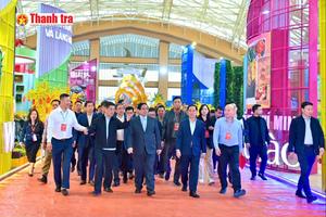 Thủ tướng Phạm Minh Chính dự tổng duyệt Lễ khai mạc Hội chợ Mùa Xuân 2026