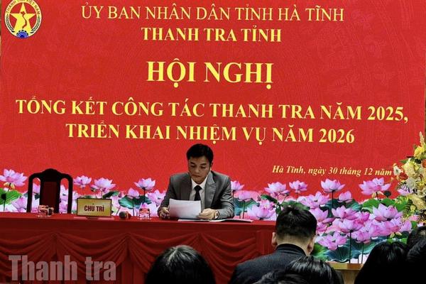 Thanh tra tỉnh Hà Tĩnh thực hiện 94 cuộc thanh tra trong năm 2026