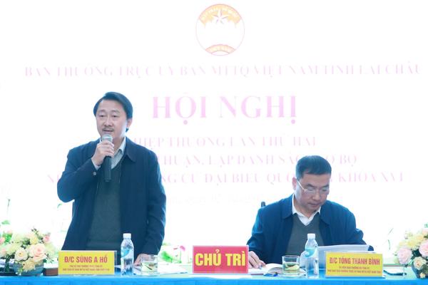 Lai Châu: Thống nhất danh sách sơ bộ ứng cử đại biểu Quốc hội và HĐND tỉnh