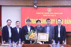 Đảng bộ Thanh tra Chính phủ tổ chức Lễ trao Huy hiệu Đảng cho đảng viên