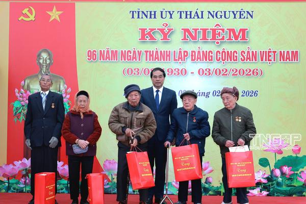 Thái Nguyên kỷ niệm 96 năm ngày thành lập Đảng
