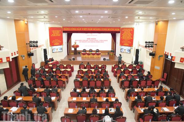 Toàn cảnh Hội nghị đại biểu cán bộ, công chức, viên chức và người lao động Thanh tra Chính phủ năm 2025