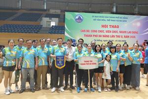 Thanh tra thành phố Đà Nẵng tích cực hưởng ứng hội thao và đạt 3 giải năm 2026