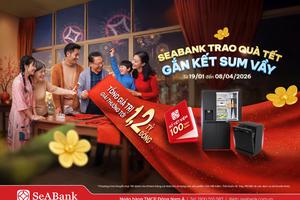 SeABank dành 1,2 tỷ đồng tri ân khách hàng dịp Tết Bính Ngọ và kỷ niệm 32 năm thành lập