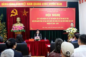 Cử tri tín nhiệm Chánh án TAND Tối cao Nguyễn Văn Quảng ứng cử đại biểu Quốc hội khóa XVI