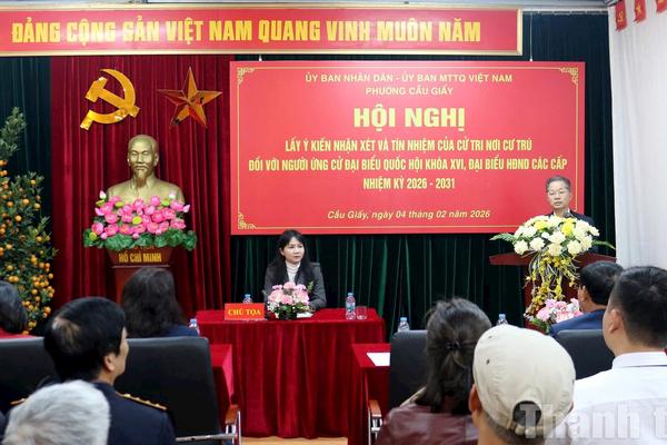 Cử tri tín nhiệm Chánh án TAND Tối cao Nguyễn Văn Quảng ứng cử đại biểu Quốc hội khóa XVI