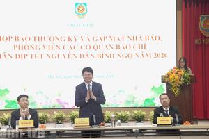 Báo chí là cầu nối giữa Bộ, ngành Tư pháp với người dân, doanh nghiệp