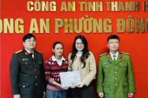 Thanh Hoá: Công nhân môi trường trả lại tài sản trị giá 1,4 tỷ đồng cho người đánh rơi