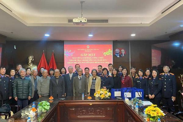Thanh tra VKSND tối cao gặp mặt, chúc Tết nguyên lãnh đạo, cán bộ hưu trí