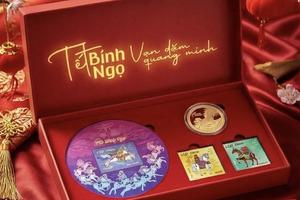 Lần đầu đưa hình tượng “Ngựa 9 Hồng Mao” truyền thuyết lên tem Tết Việt