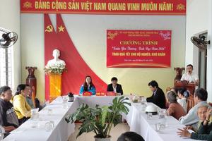 Thanh tra thành phố Đà Nẵng thăm, tặng quà hộ nghèo tại Tam Anh, Vu Gia