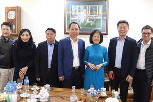 Phó Tổng Thanh tra Chính phủ Nguyễn Văn Cường thăm, chúc Tết nguyên lãnh đạo ngành