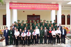 Tổng Bí thư Tô Lâm thăm, chúc Tết cán bộ, chiến sĩ Đồn Biên phòng Ea H’leo