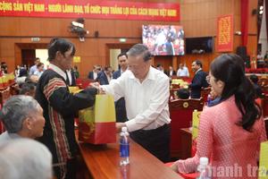 Tổng Bí thư Tô Lâm thăm, chúc Tết Đảng bộ, chính quyền và Nhân dân tỉnh Đắk Lắk