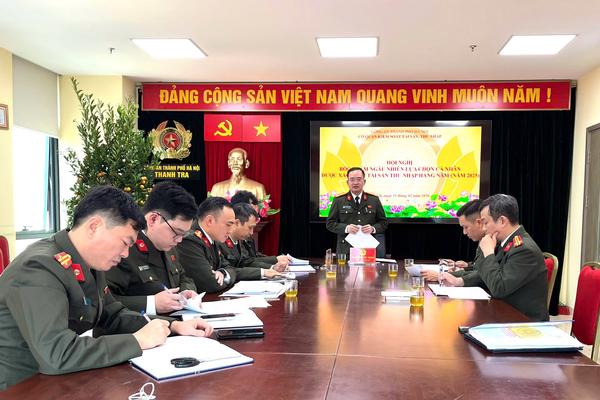 Thanh tra Công an Hà Nội: Bốc thăm ngẫu nhiên chọn 39 người xác minh tài sản