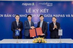 NAPAS và Công ty CP thanh toán số MDP ký Biên bản ghi nhớ hợp tác, thúc đẩy phát triển hạ tầng thanh toán quốc gia