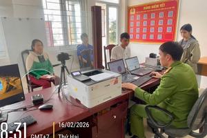 Thanh Hoá: Cấp gần 7 nghìn căn cước, mã định danh trong những ngày đầu nghỉ Tết Nguyên đán