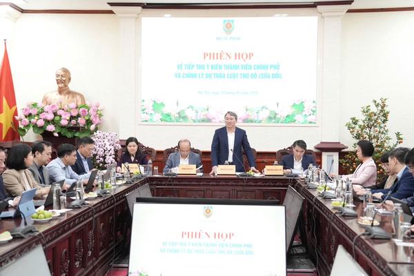 Lấy thêm ý kiến đối với hồ sơ dự án Luật Thủ đô sửa đổi