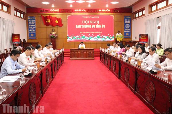 Tây Ninh: Không để tình trạng “đón Tết kéo dài” làm ảnh hưởng đến công việc chung