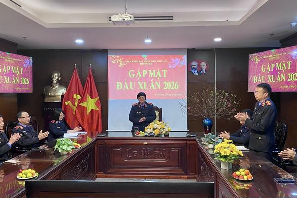 Thanh tra VKSND Tối cao gặp mặt đầu Xuân, quán triệt nhiệm vụ năm 2026