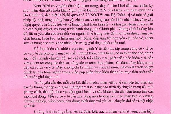 Từ lời tri ân 27/2 đến bài toán nhân lực y tế Trung ương