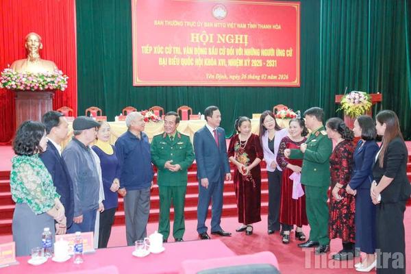 Thanh Hóa: Ứng cử viên đại biểu Quốc hội khóa XVI cam kết sát dân, hành động vì phát triển