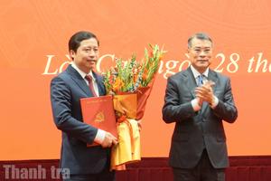 Phó Tổng Thanh tra Chính phủ Dương Quốc Huy giữ chức Bí thư Tỉnh ủy Lào Cai