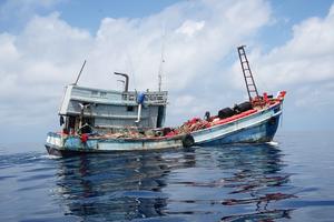 Bộ Tư lệnh Vùng Cảnh sát biển 4: Bắt giữ tàu cá có dấu hiệu vi phạm IUU trên vùng biển Tây Nam