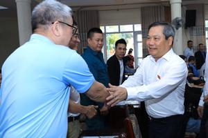 Chủ tịch Hà Nội vận động bầu cử, cam kết xử lý dứt điểm "5 điểm nghẽn" của Thủ đô