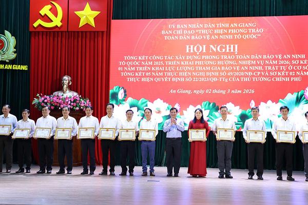 An Giang đẩy mạnh xây dựng phong trào toàn dân bảo vệ an ninh Tổ quốc
