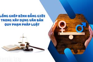 Lồng ghép bình đẳng giới trong xây dựng văn bản quy phạm pháp luật