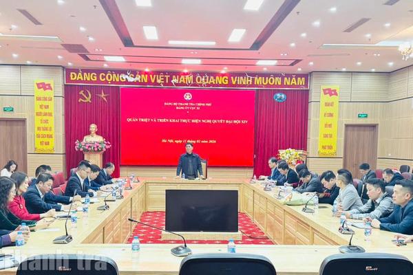 Cục XI tập trung chuẩn bị các cuộc thanh tra trọng điểm trong tháng 3