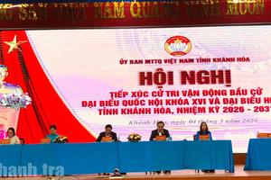 Phó Chủ tịch Quốc hội Nguyễn Khắc Định cam kết hành động trước cử tri Nha Trang