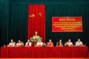 Ninh Bình: Nhiều ứng cử viên đại biểu Quốc hội, HĐND tỉnh tiếp xúc cử tri vận động bầu cử