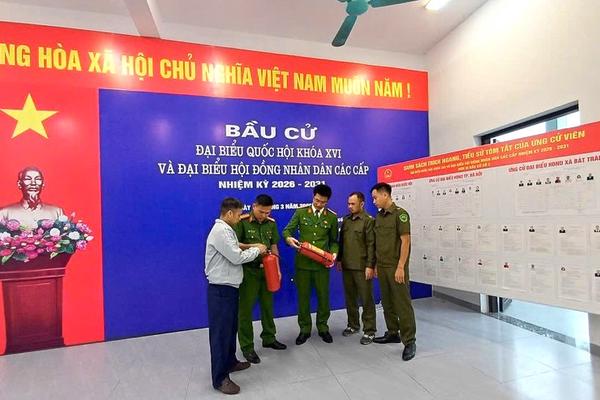Công an Hà Nội: Tổng rà soát an toàn PCCC tại 4.097 điểm bầu cử