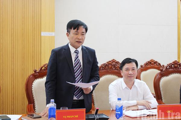 Vụ Pháp chế đẩy mạnh xây dựng thể chế, hoàn thiện nhiều dự thảo văn bản quan trọng