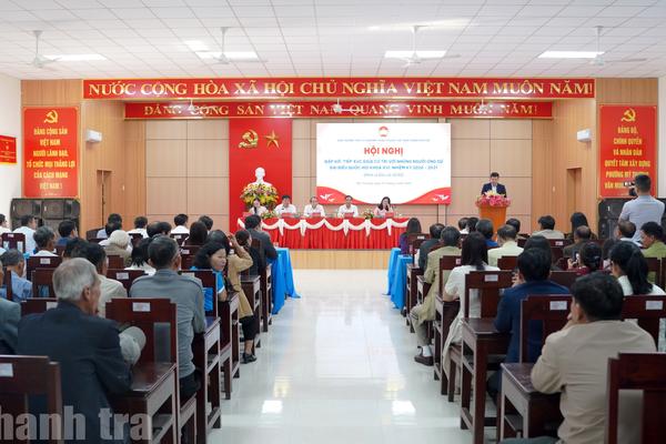 Cử tri TP Huế gửi gắm nhiều kiến nghị tới các ứng cử viên đại biểu Quốc hội khóa XVI