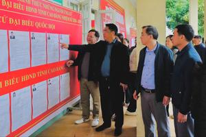 Bí thư Tỉnh ủy Cao Bằng: Bảo đảm bầu cử dân chủ, đúng luật, an toàn và thành công