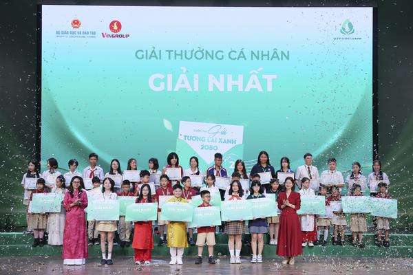 Lộ diện các quán quân giành giải thưởng 2,5 tỷ đồng của cuộc thi “Gửi tương lai Xanh 2050” mùa 2