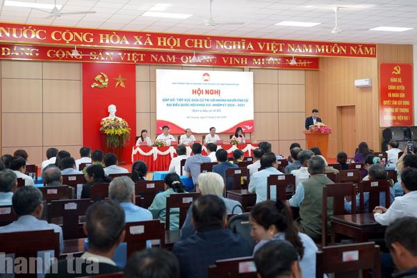Kỳ vọng của cử tri Huế qua các cuộc tiếp xúc ứng cử viên đại biểu Quốc hội khóa XVI