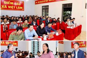 Tuyên Quang: Không khí dân chủ, sôi nổi tại các hội nghị tiếp xúc cử tri