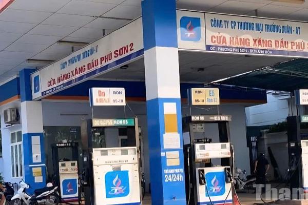 Thanh Hóa: Tăng cường kiểm tra hoạt động kinh doanh xăng dầu