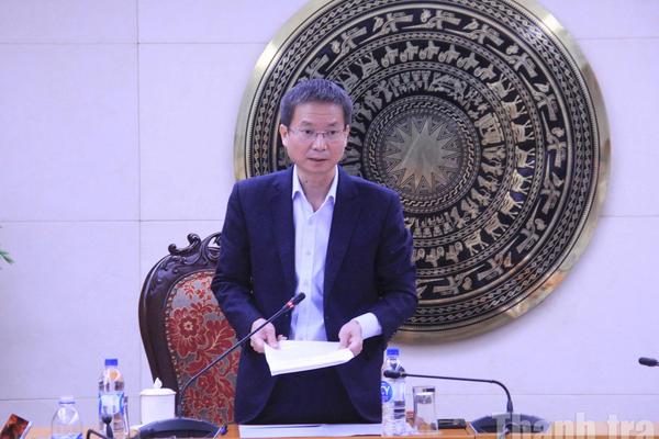 Phó Tổng Thanh tra Chính phủ Lê Tiến Đạt làm việc với Văn phòng Thanh tra Chính phủ