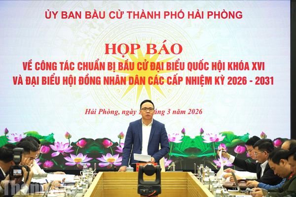 Thành phố Hải Phòng họp báo về công tác chuẩn bị bầu cử