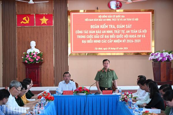 Tây Ninh: Bảo đảm an ninh, trật tự là nhiệm vụ trọng tâm phục vụ bầu cử