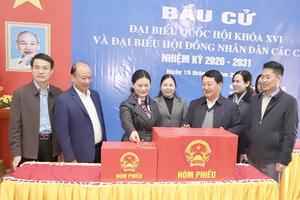 Tuyên Quang: Chuẩn bị các kịch bản xử lý tình huống phát sinh trong ngày bầu cử