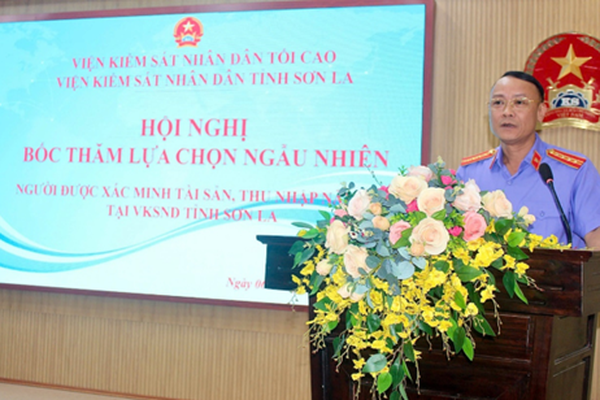 Viện Kiểm sát Nhân dân tỉnh Sơn La: Lựa chọn ngẫu nhiên 14 công chức xác minh tài sản, thu nhập năm 2026
